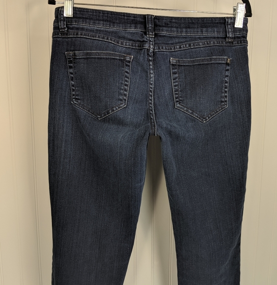VICTORIA'S SECRET Zip Detail Ankle Crop Jeans Sz 8 - Picture 4 of 13